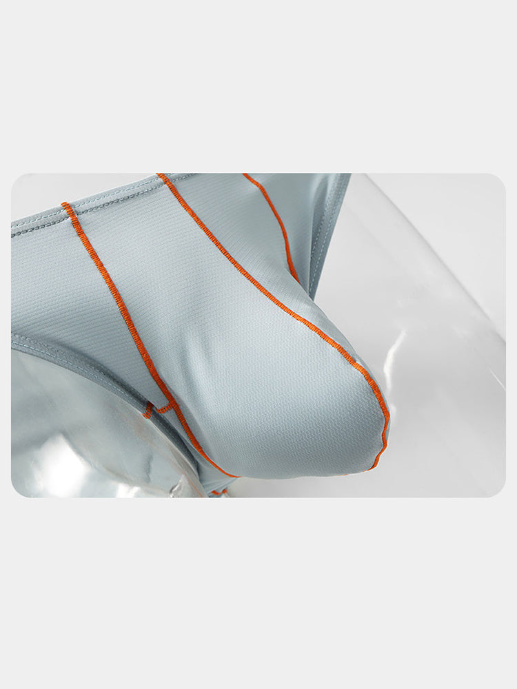 3 Pack Men's U-Pouch Ice Silk Briefs