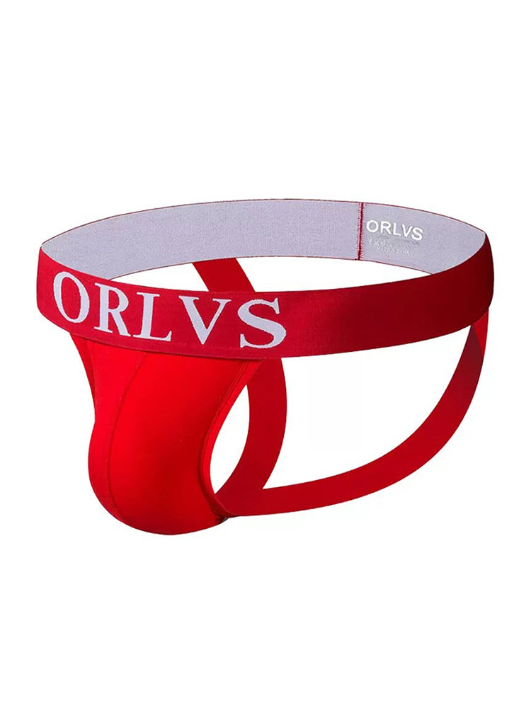 3 Pack Men's U-Pouch Striped Sexy Jockstraps