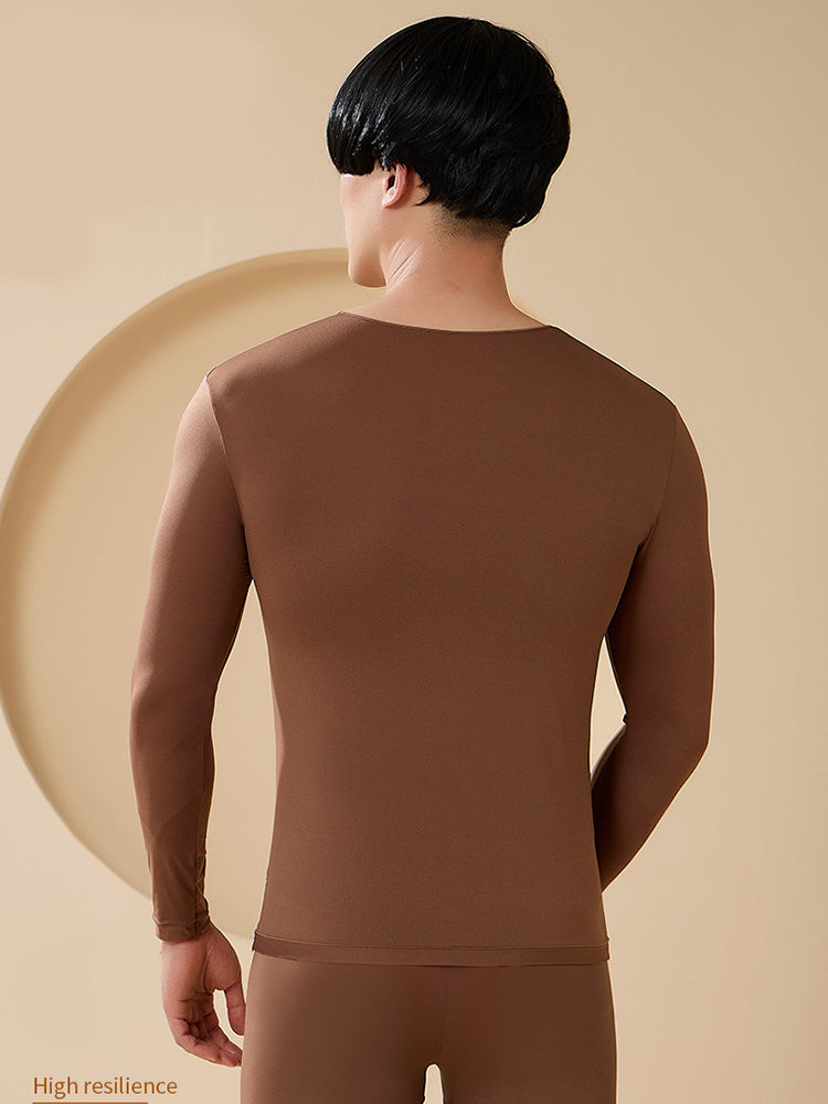 Men's Skin-Friendly Ultra-Thin High-Elastic Anti-Static Thermal Base Layer Tops & Bottoms