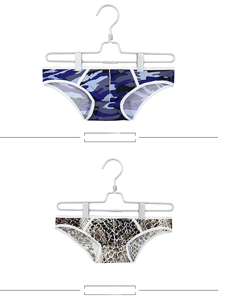 3-pack Men's Nylon Low-rise U-shaped Briefs