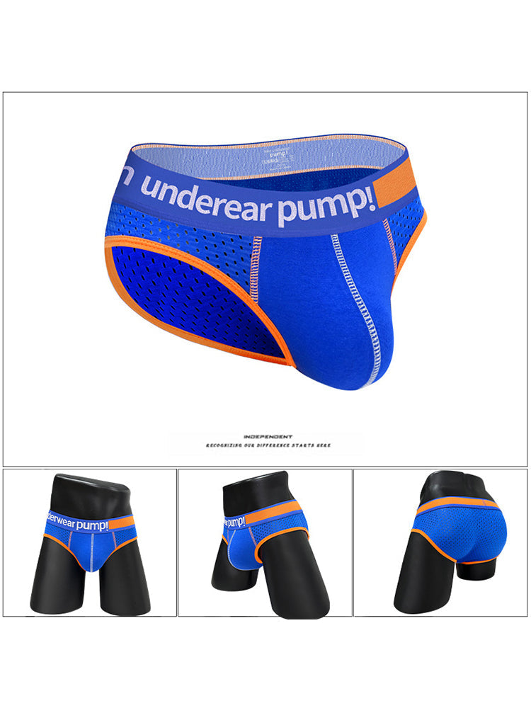 2 Pack Men's Middle-Rise Cotton Sexy Briefs