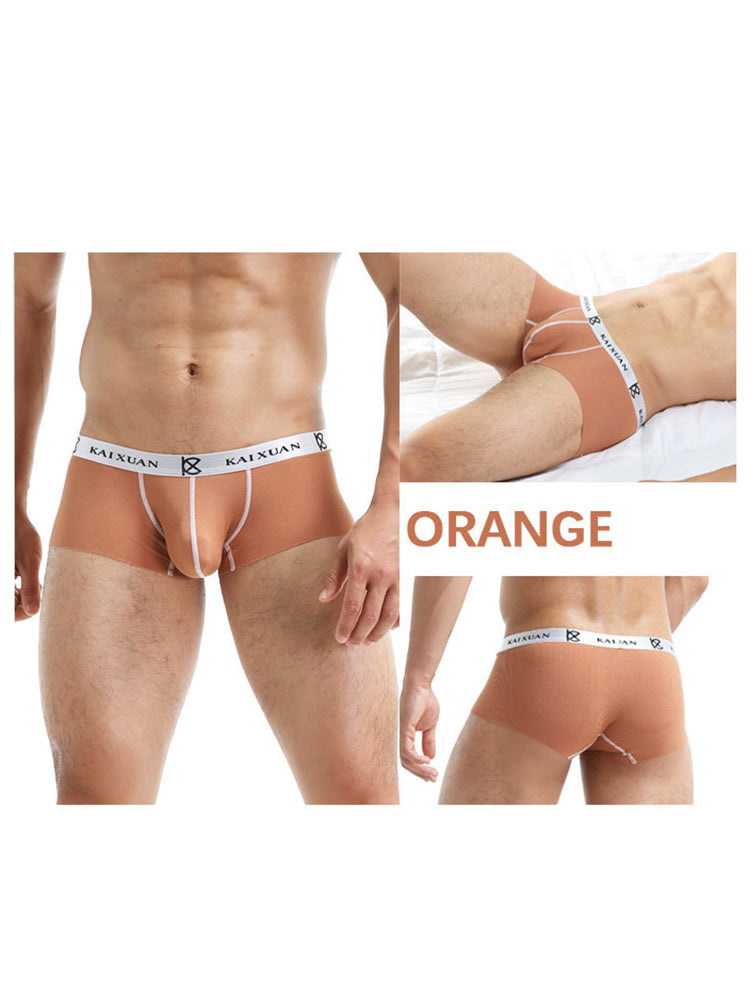 2 Pack Men's Modal Simple Skin-Friendly Trunks