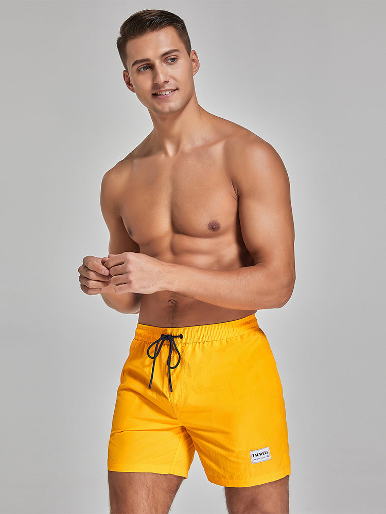 Men's Solid Breathable Beach Shorts Boxer