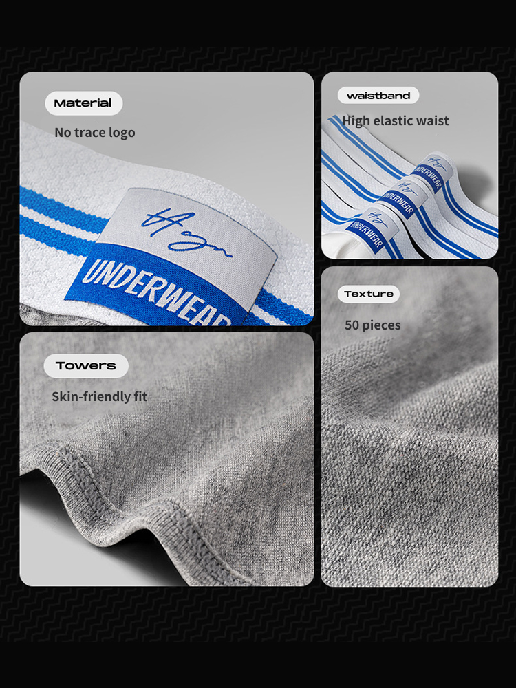 3-pack Men's Sexy High-cut Breathable Briefs