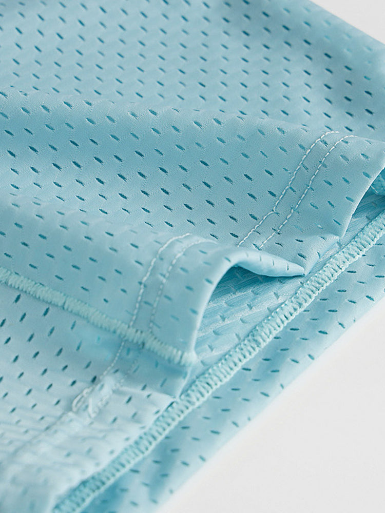 2 Pack Men's Mesh Transparent Sports Fitness Loose Boxer Briefs