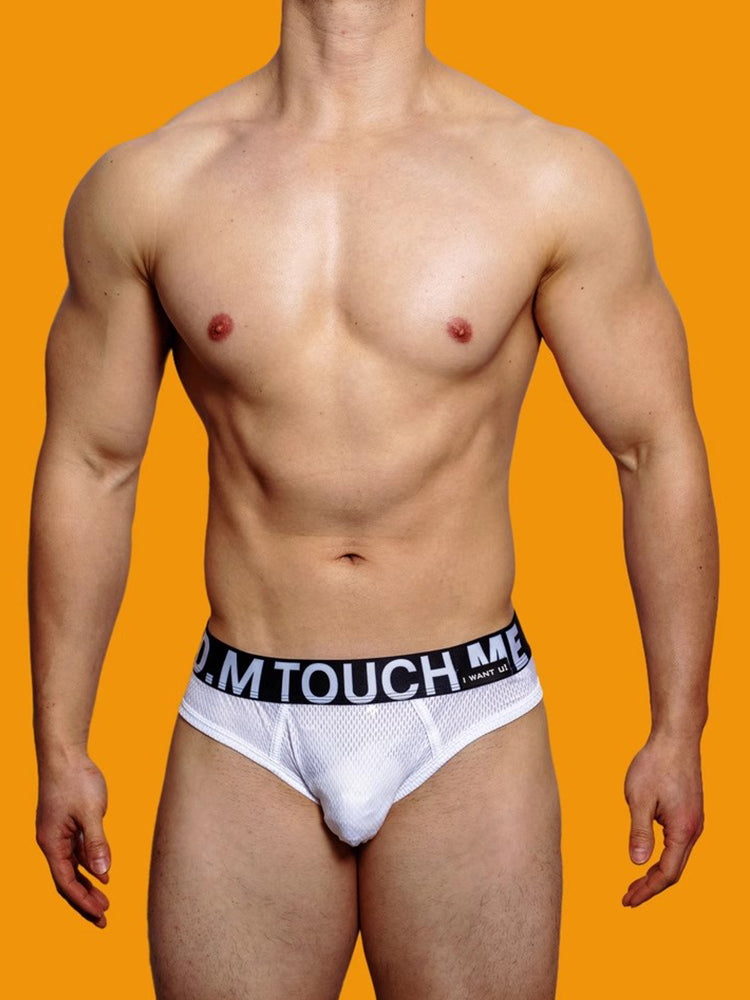 2 Pack Men's Low Waist Mesh Nylon Breathable Jockstrap
