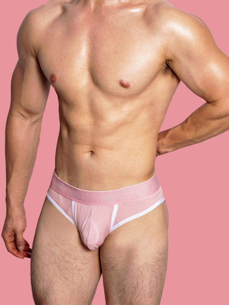 3 Pack Men's High Elasticity Quick-Dry Gun Egg Separation Wide Waist Briefs