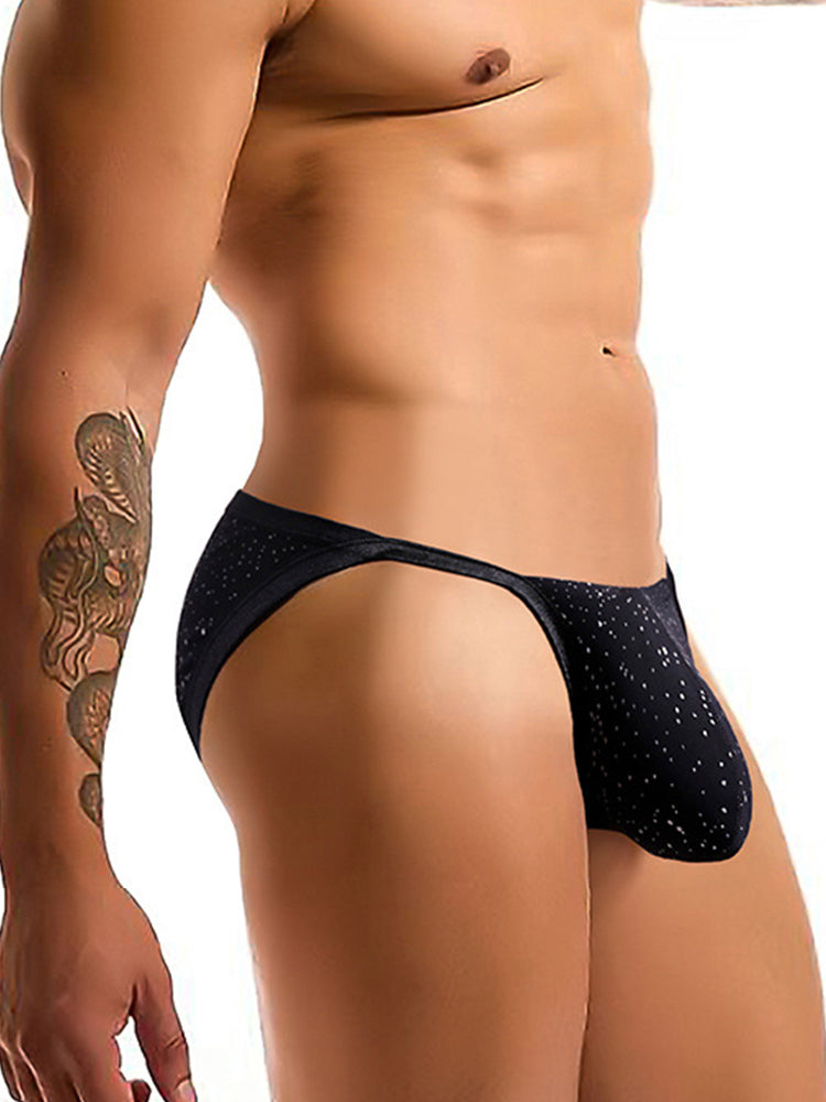 3-pack Men's Sexy Breathable U-convex Big Pouch Bikini