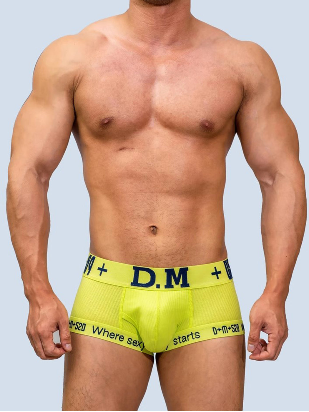 2 Pack Men's Low-rise Sexy Side Opening Pocket Trunk