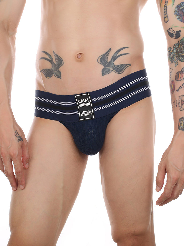 2 Pack Men's High-Stretch Rainbow Sports Comfort Bikini