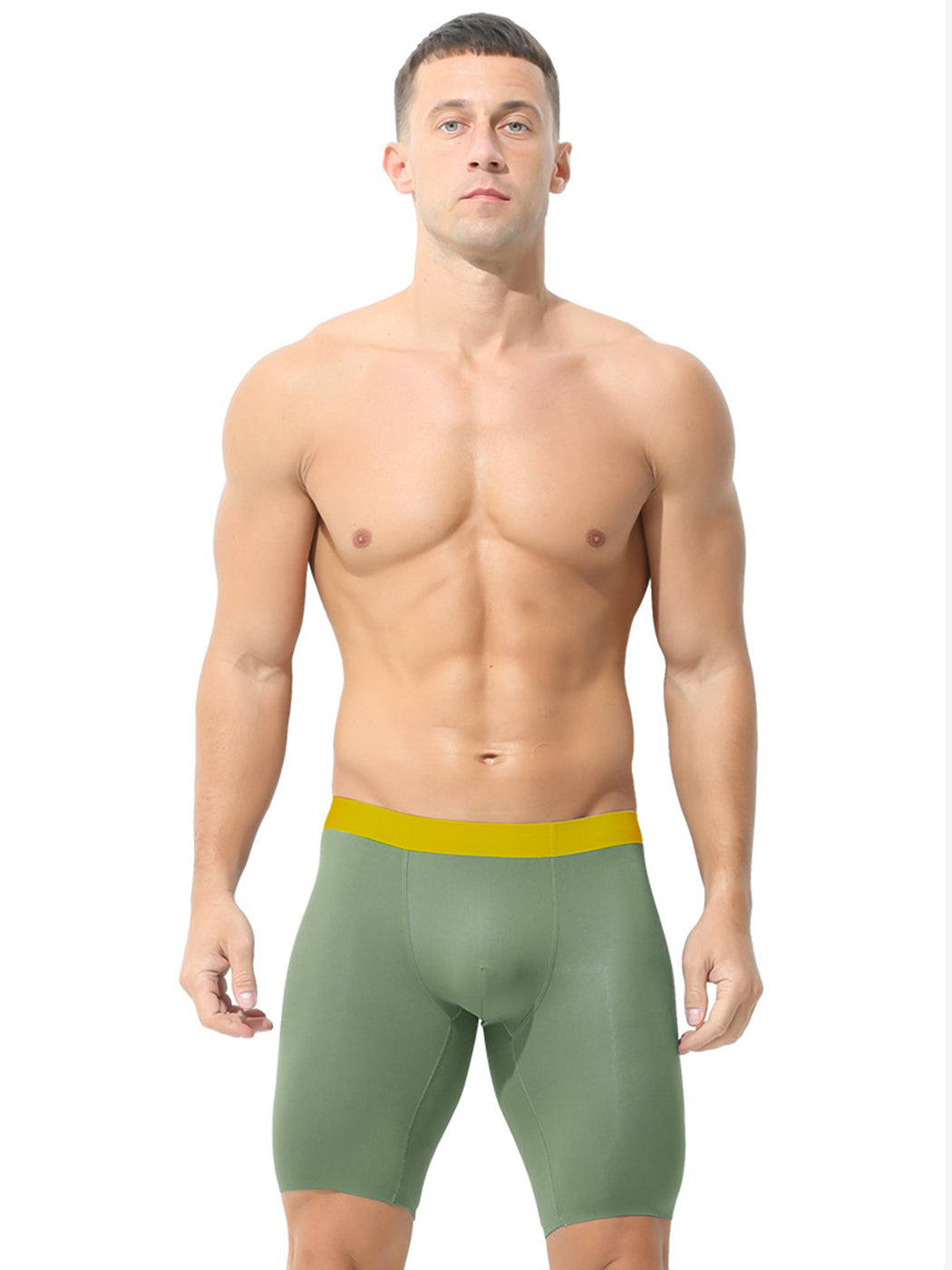 2 Pack Men's Active Flyless Boxer Briefs