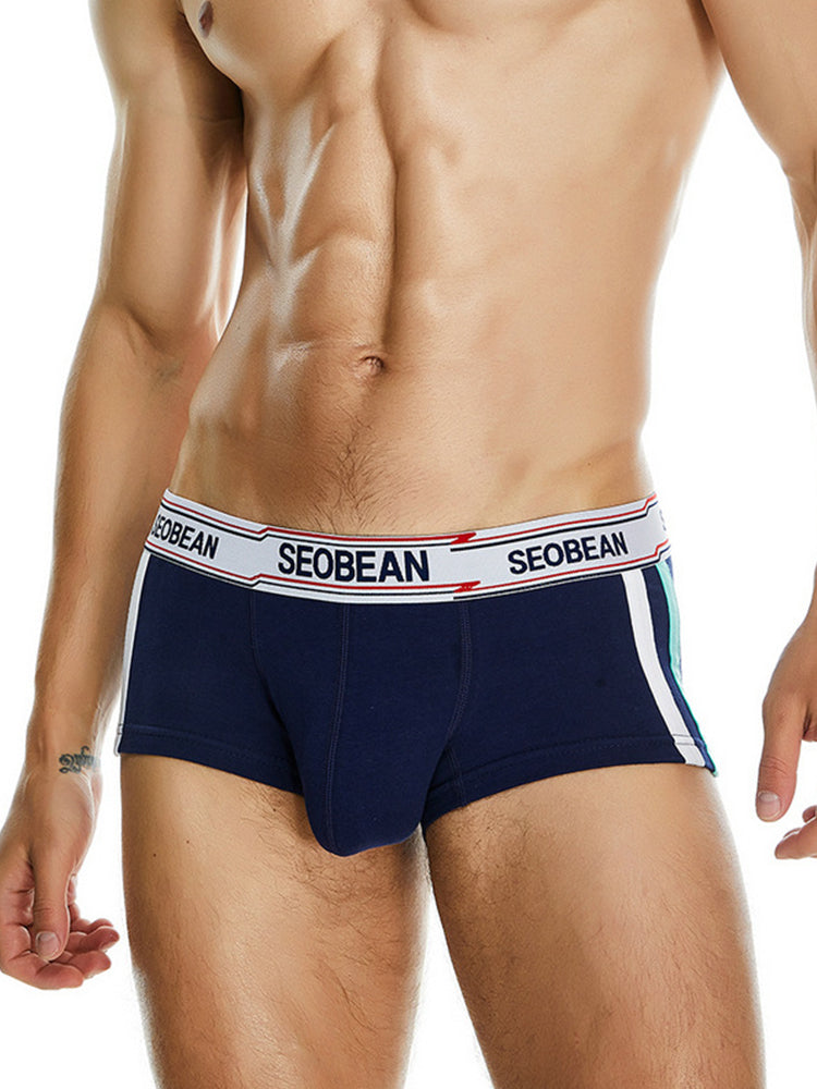 Men's Side Line Pouch Cotton Trunks