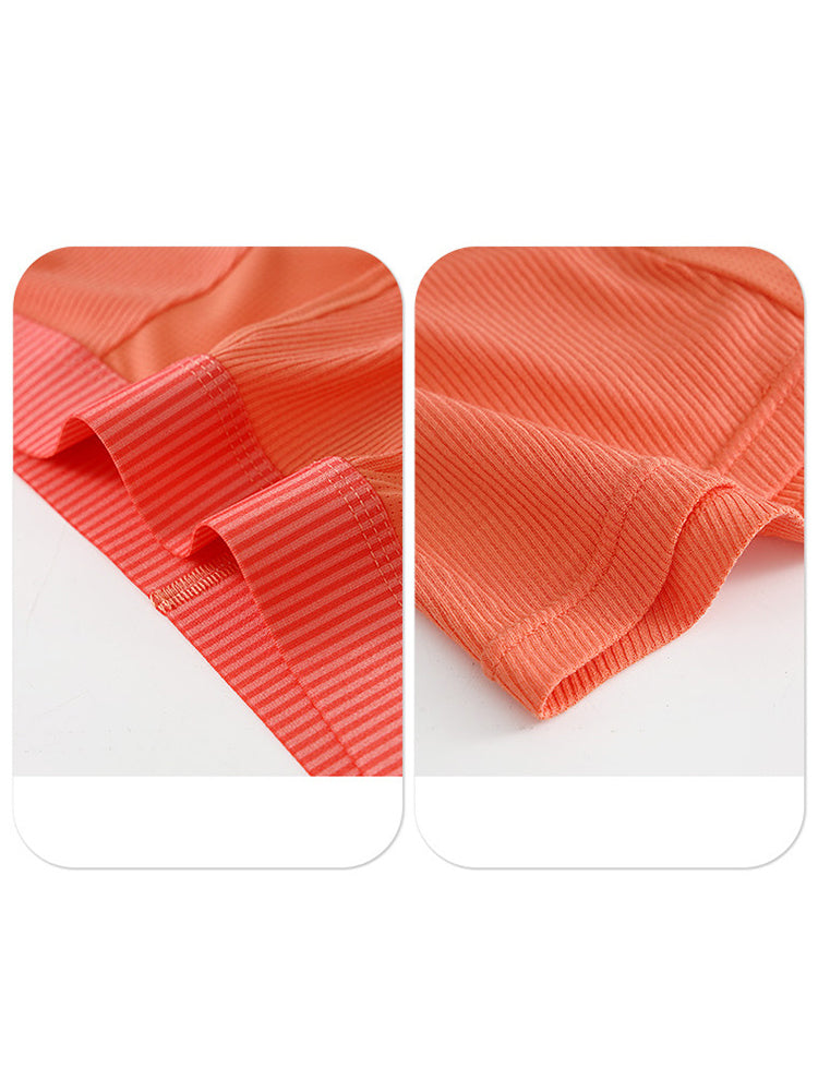 2 Pack Men's Anti-friction Sports Long Nylon Mesh Briefs