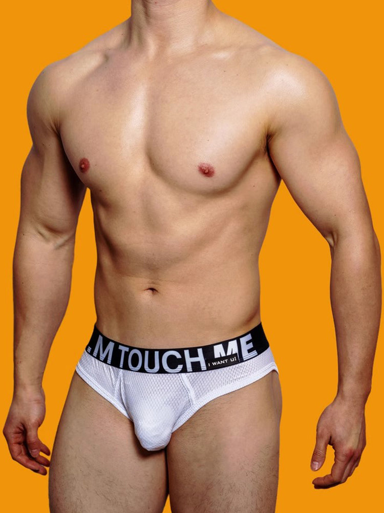 2 Pack Men's Low Waist Mesh Nylon Breathable Jockstrap
