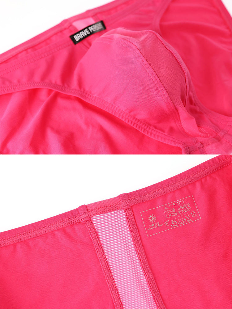 2 Pack Men's Solid Sexy Low-Rise Briefs