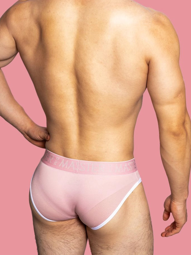 3 Pack Men's High Elasticity Quick-Dry Gun Egg Separation Wide Waist Briefs