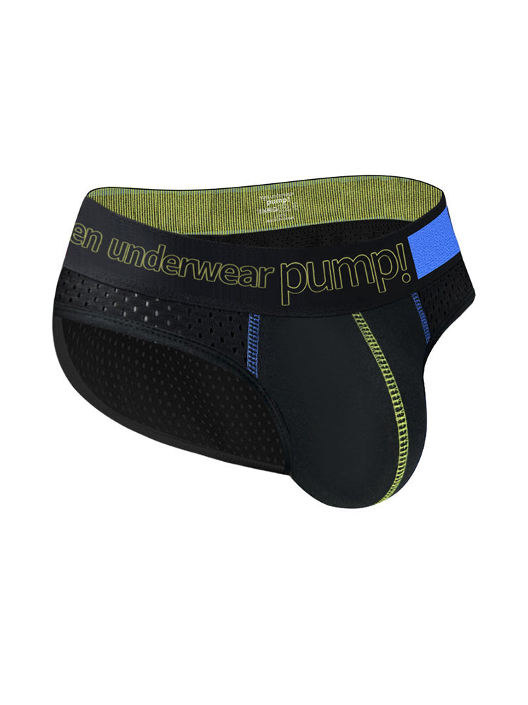 2 Pack Men's Mesh Loose Fit Sport Low-Rise Briefs