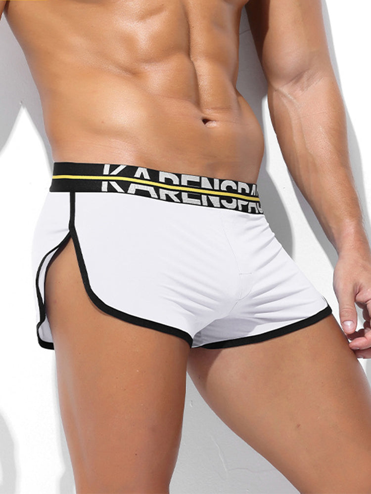 2 Pack Men's Comfortable Lounge Sport Boxer Briefs