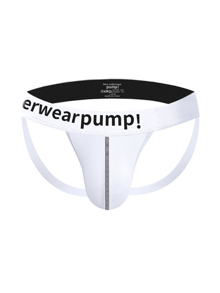 2 Pack Men's Trendy Breathable Sexy Cotton Jockstrap