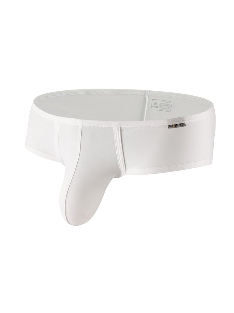 2 Pack Men's 3D Pouch Low-Rise Slim-Fit Trunks