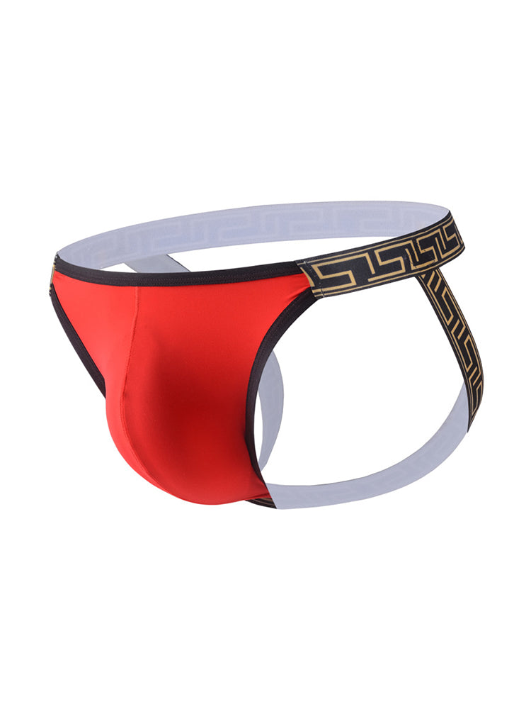 3 Pack Men's Large Pouch Low-Rise Sexy Jockstrap