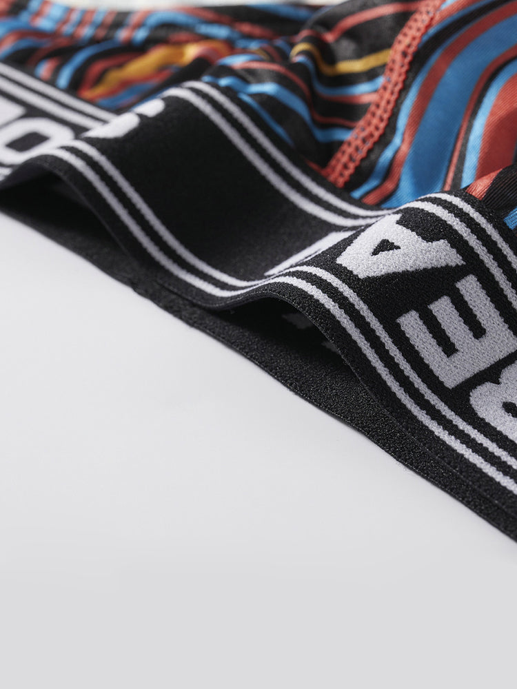 Men's Colorful Texture Low-Rise Briefs