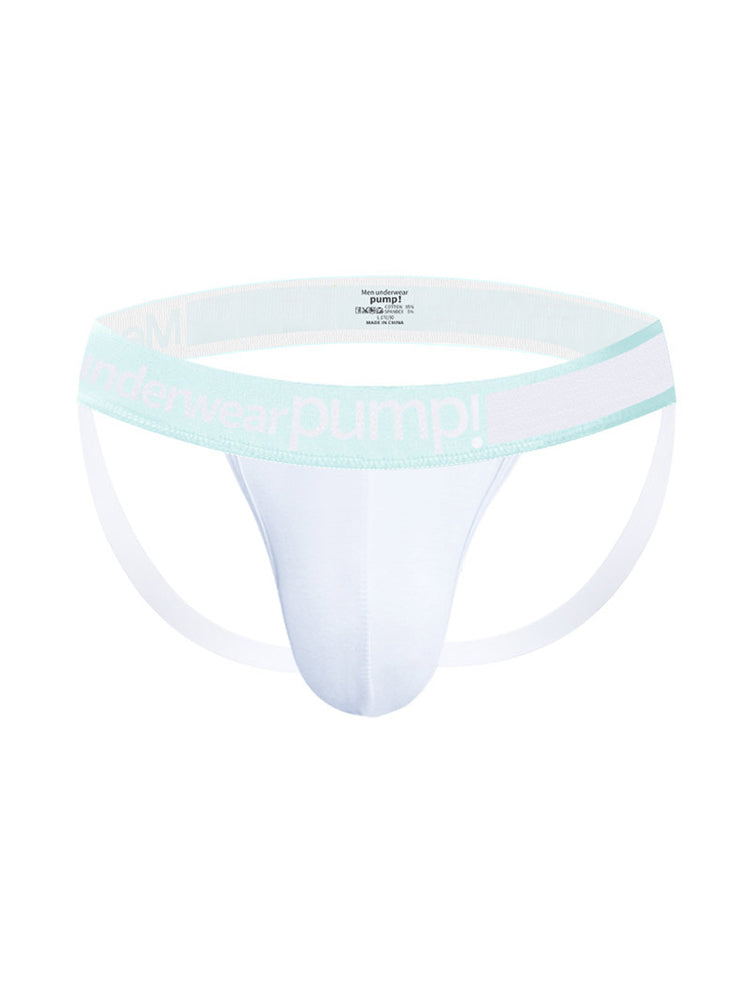 2 Pack Men's 3D Pouch Open-Back Jockstraps