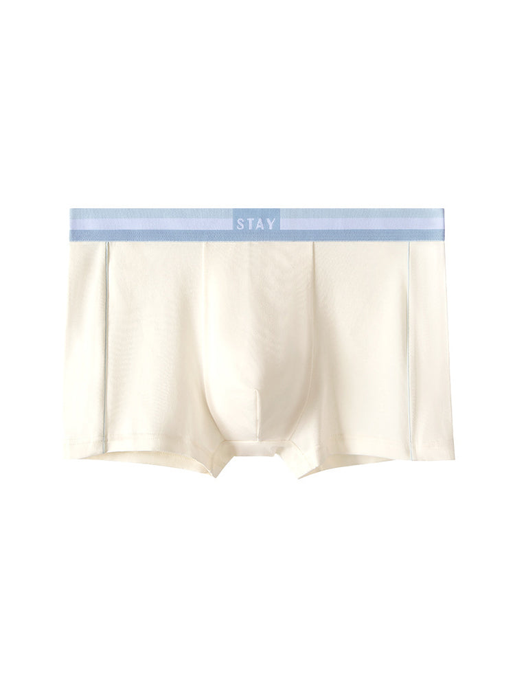 Men's Contrast Color Striped Modal Trunks