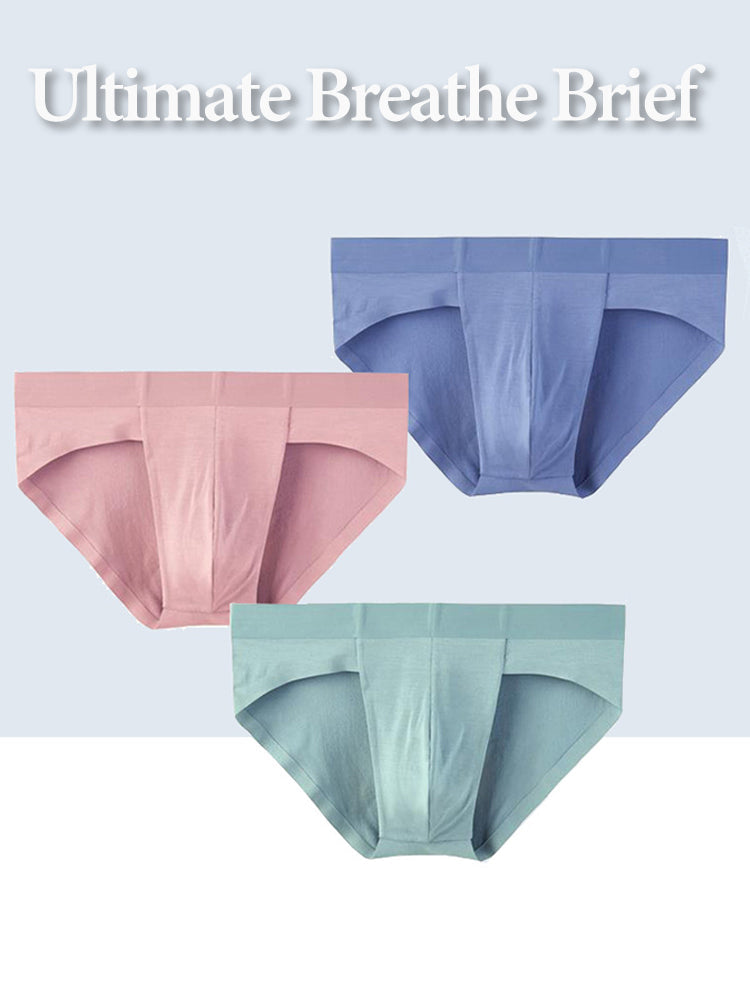 2 Pack Support Pouch Trackless Mens Brief