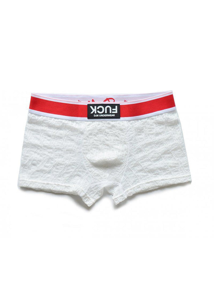 3 Pack Men's Lace Mesh Quick-Drying Breathable Solid Color Trunks