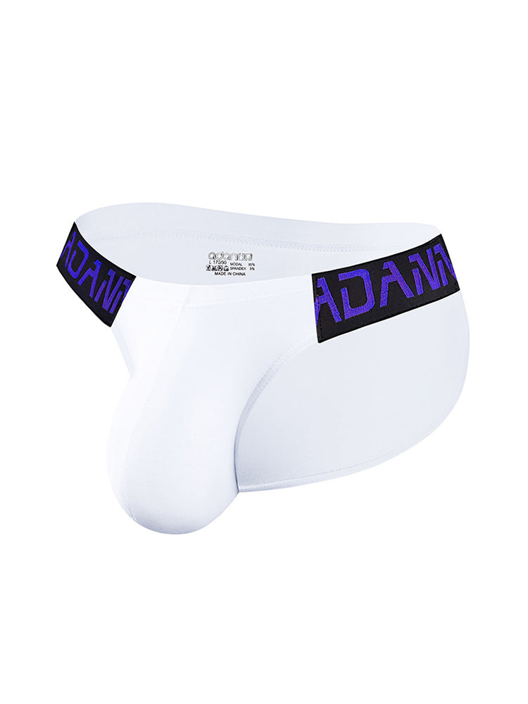 Men's Sexy Spliced Color Big Pouch Bikini