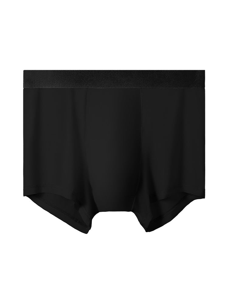 4 Pack Men's Silky Thin Seamless Trunks