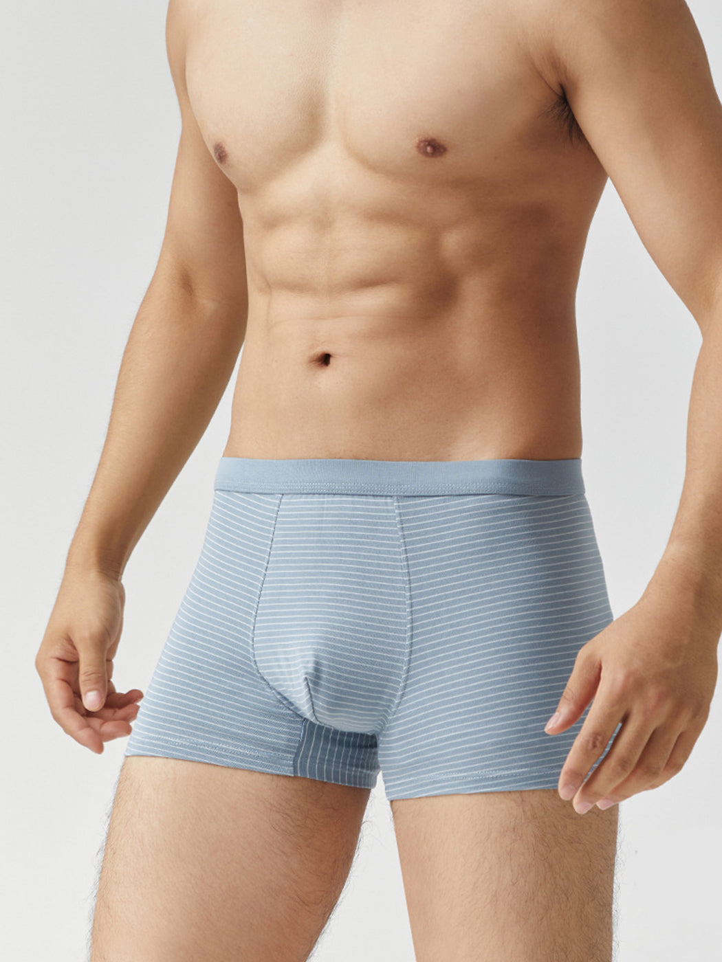 3 Pack Men's Striped Trunks for Ultimate Comfort