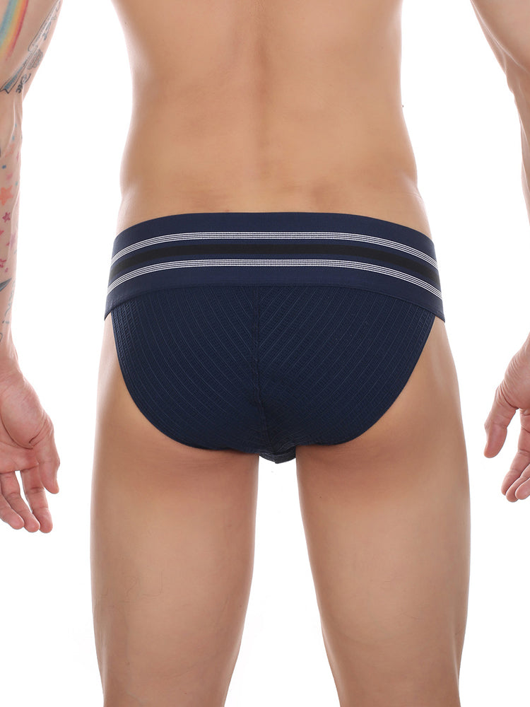 2 Pack Men's High-Stretch Rainbow Sports Comfort Bikini