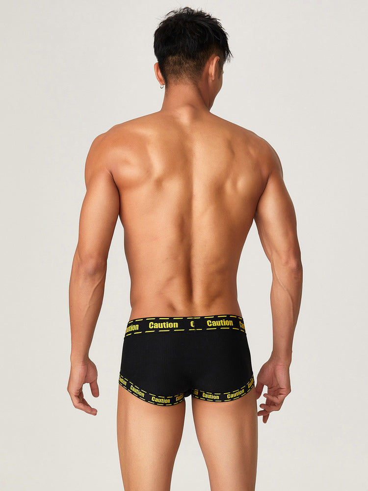 2 Pack Men's Supportive Pouch Low-Rise Trunks