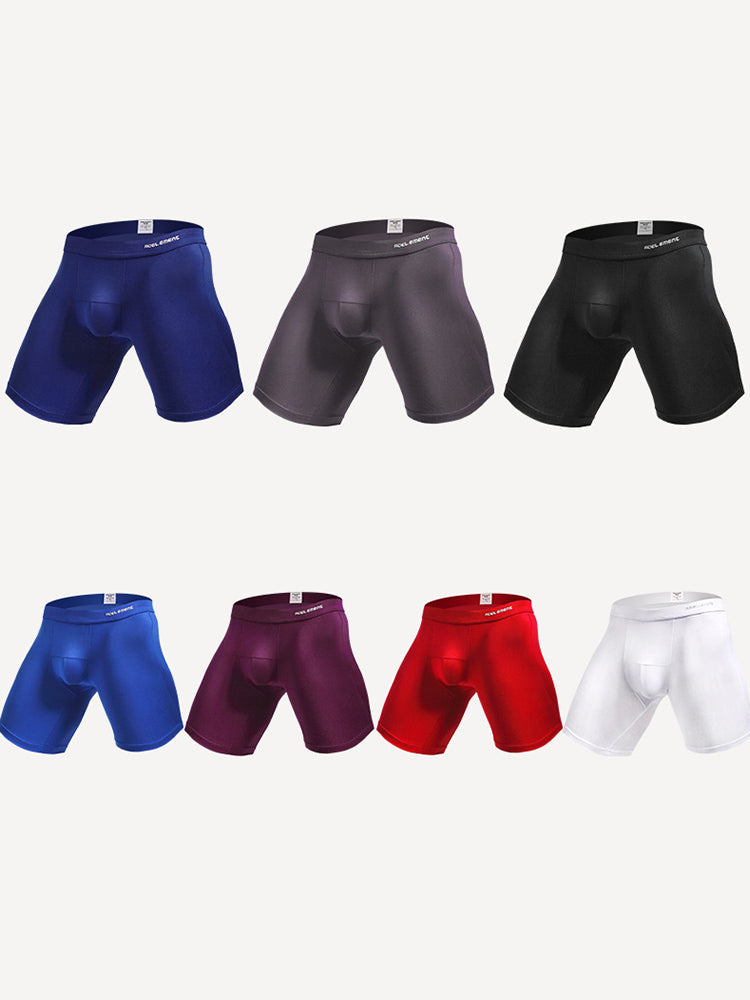 3 Pack Men's High-Stretch Anti-Chafing Quick-Dry Midway Briefs