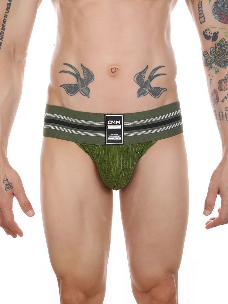 2 Pack Men's High-Stretch Rainbow Sports Comfort Bikini