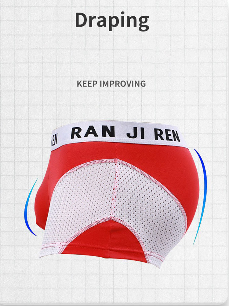 3 Pack Men's Minimalist Cool-Touch Cotton Trunks