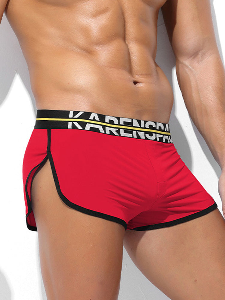 2 Pack Men's Comfortable Lounge Sport Boxer Briefs