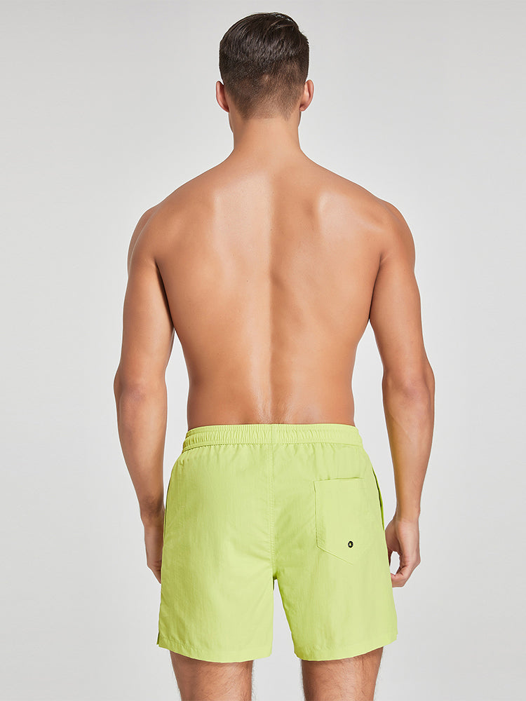 Men's Solid Breathable Beach Shorts Boxer