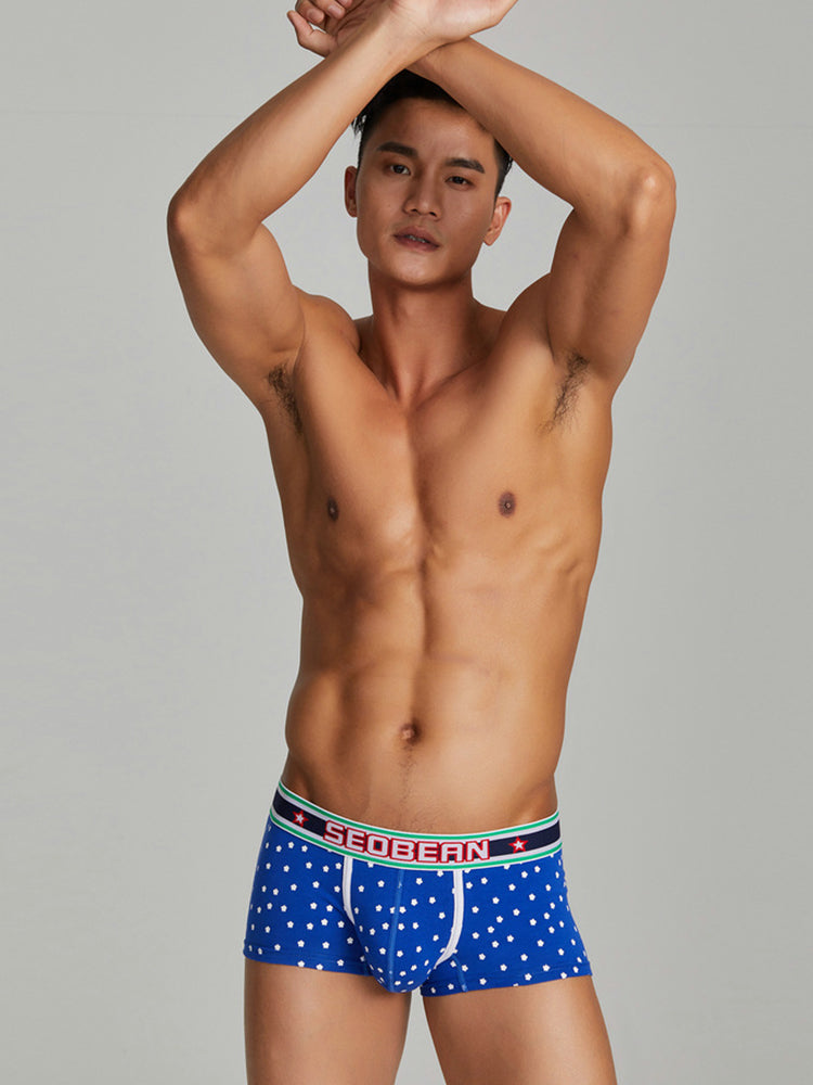 Men's Christmas Holiday Pouch Cotton Underwear