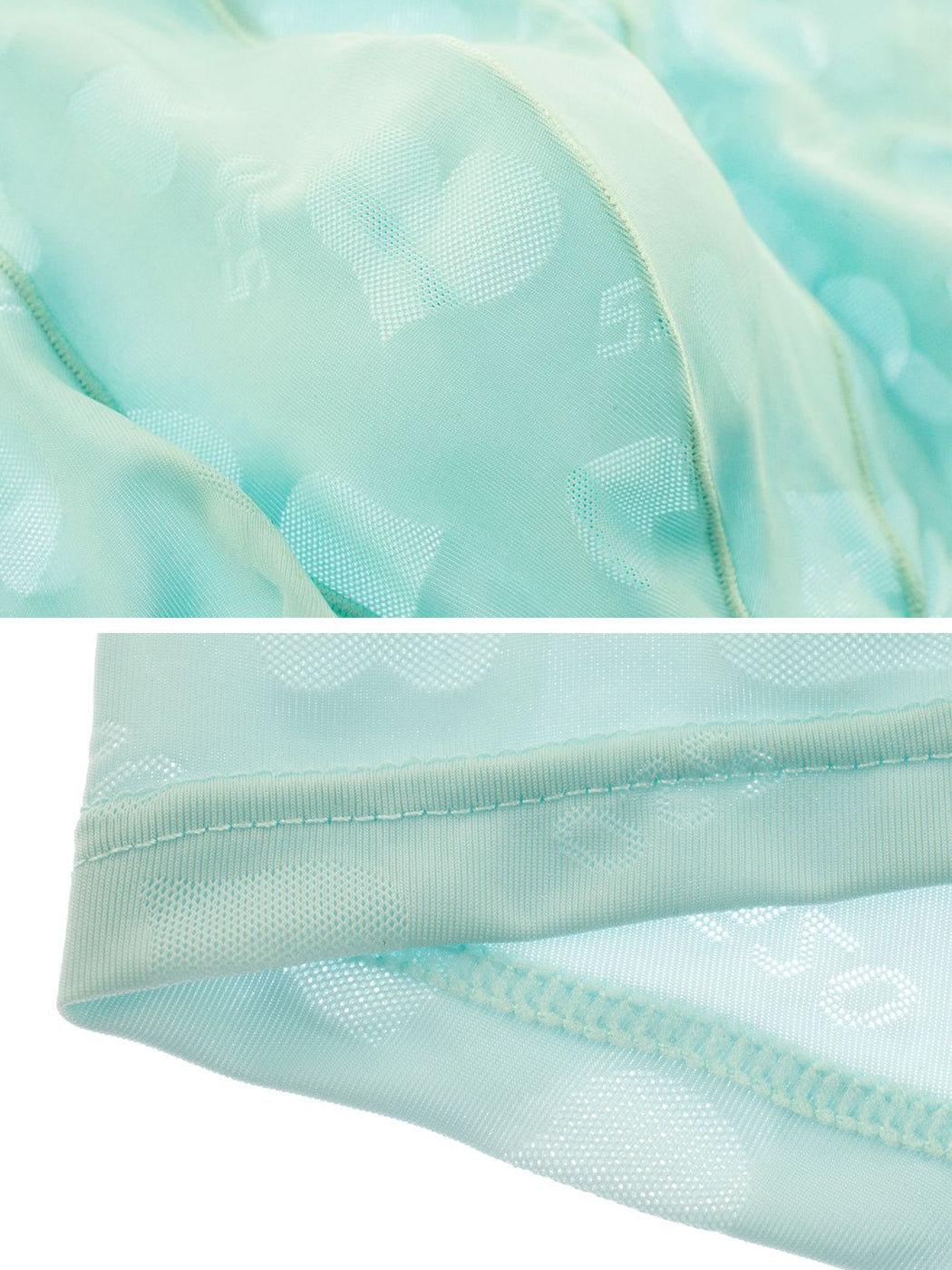 4 Pack Men's Sexy Heart Mesh Trunks