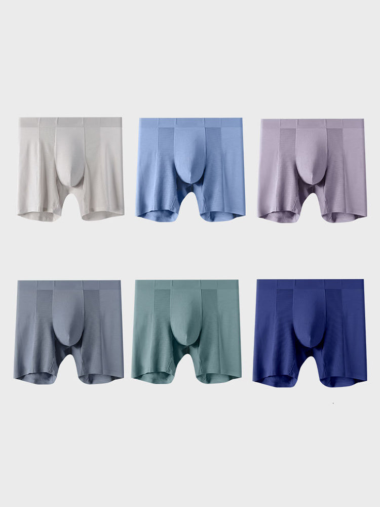 2 Pack Men's Long Athletic Boxer Briefs