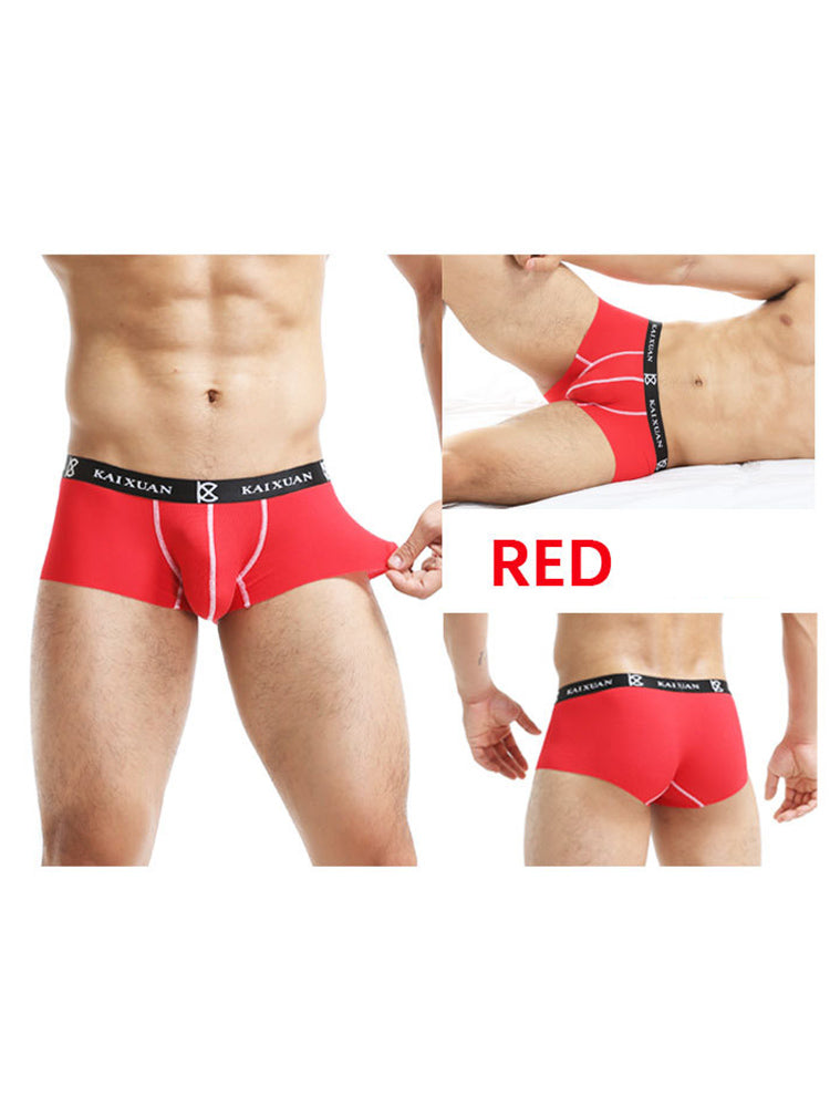 2 Pack Men's Modal Simple Skin-Friendly Trunks