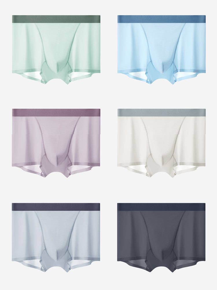 4 Pack Men's V-Cool Breathable Trunks