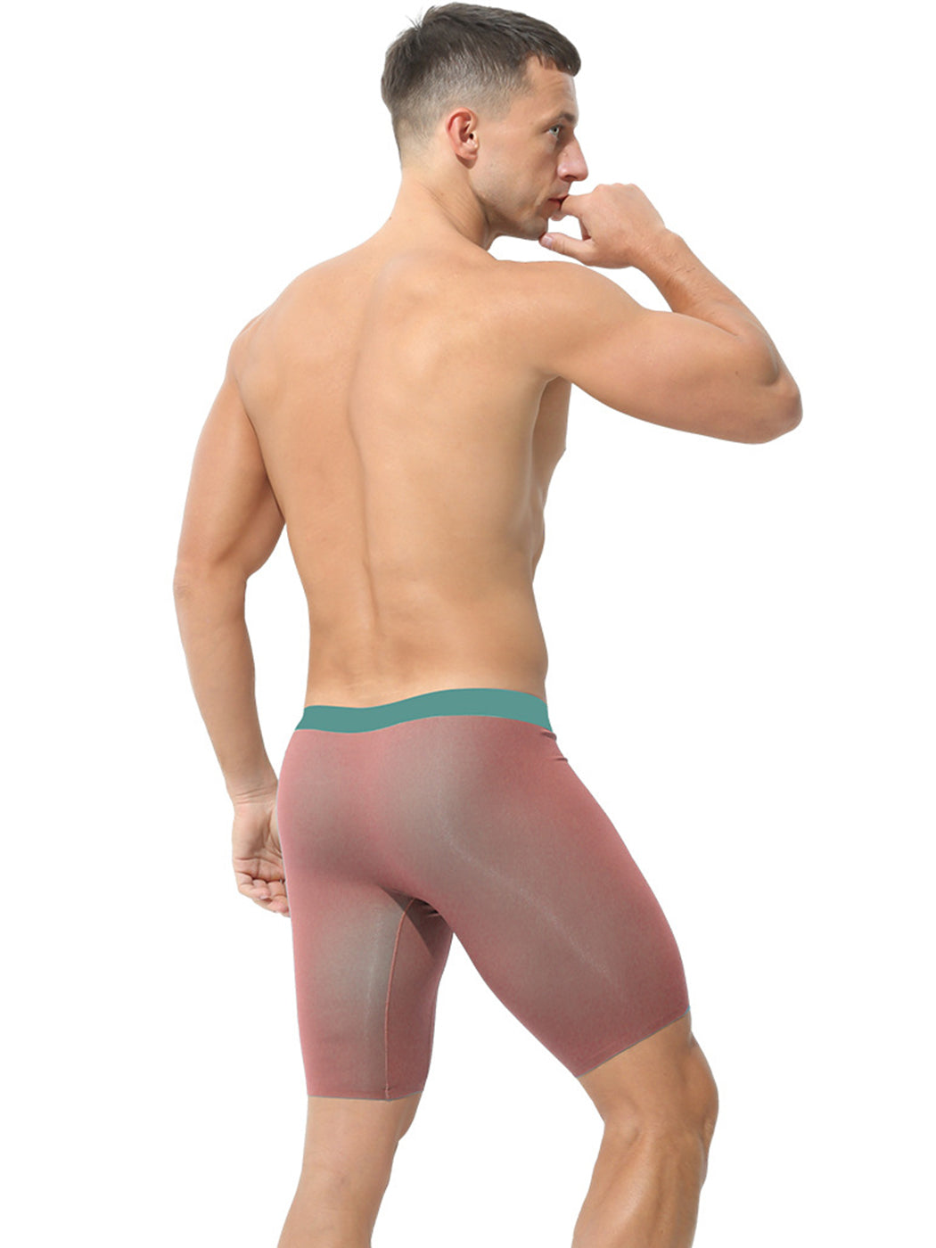 2 Pack Men's Active Flyless Boxer Briefs