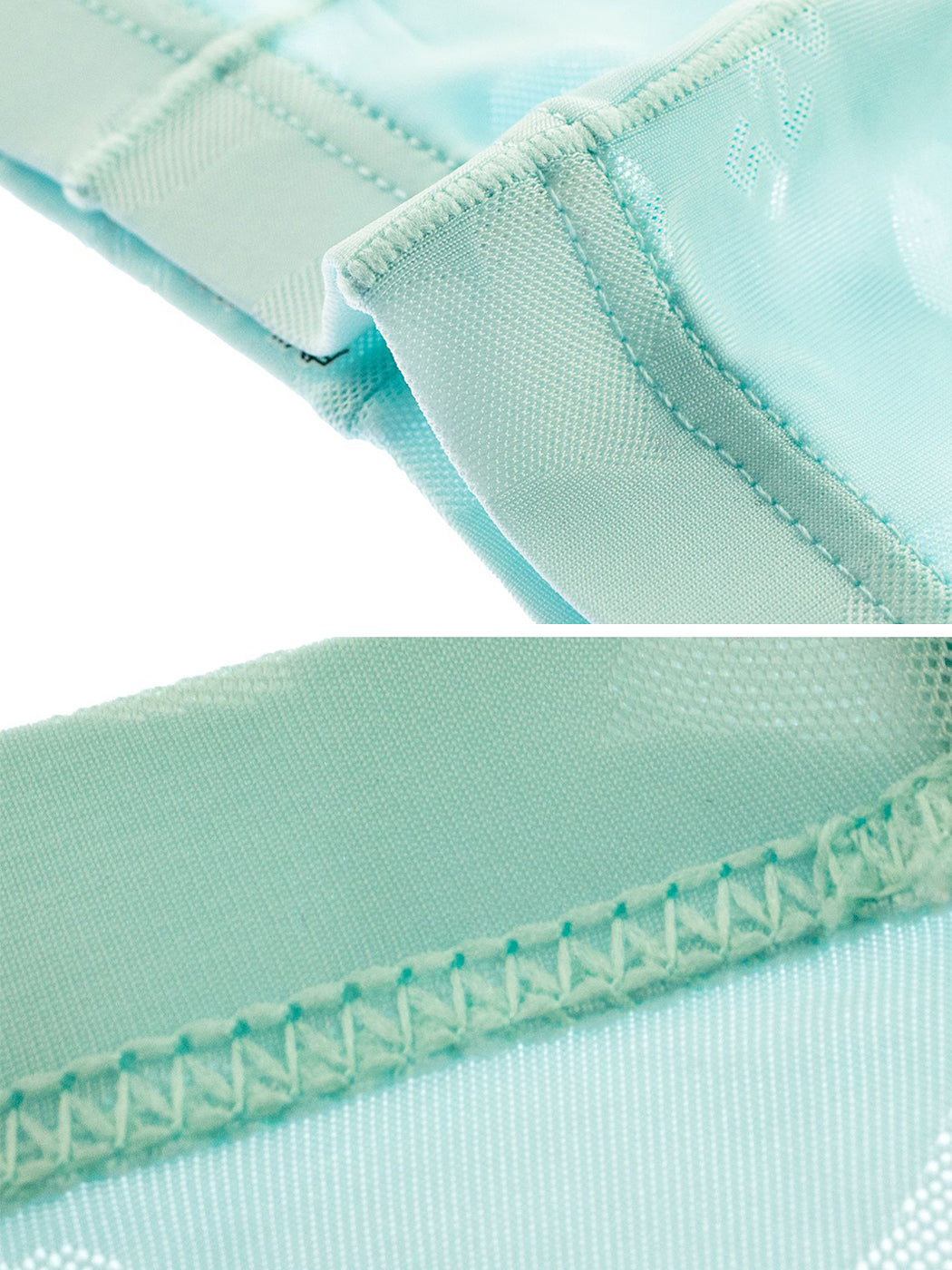 4 Pack Men's Sexy Heart Mesh Trunks