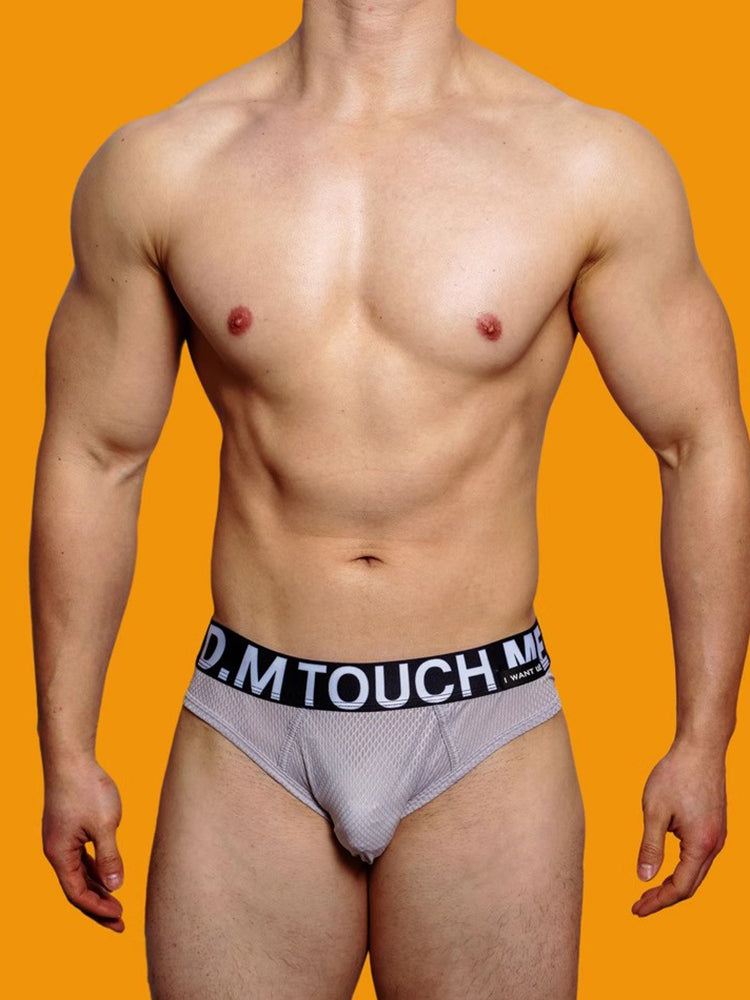 2 Pack Men's Low Waist Mesh Nylon Breathable Jockstrap