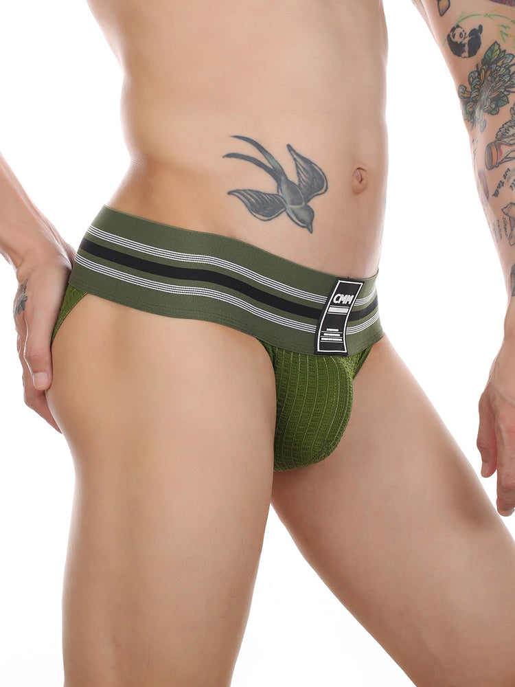 2 Pack Men's High-Stretch Rainbow Sports Comfort Bikini