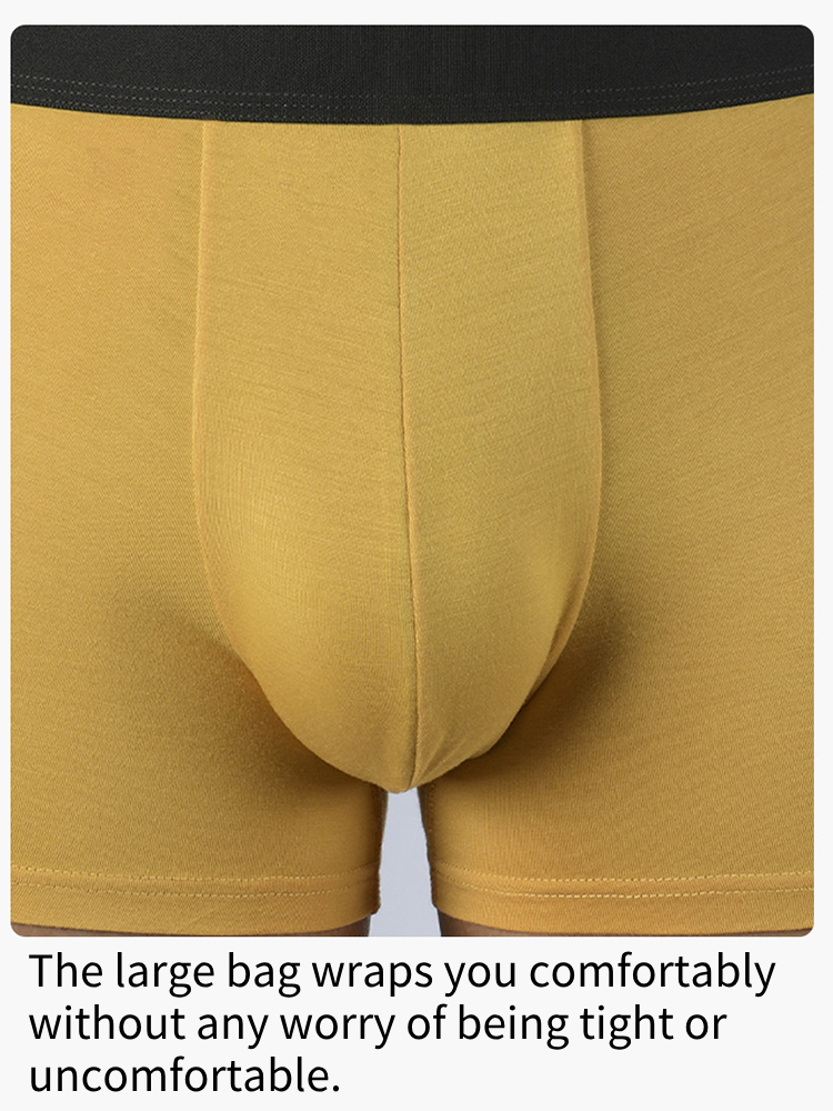 3-pack Men's Sports Antibacterial Graphene Boxer Shorts